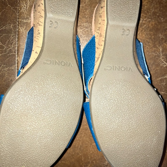 Vionic Leather Wedge Sandals - Leticia - Picture 4 of 9